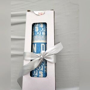 Dior tumbler with straw